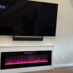 The electric fireplace